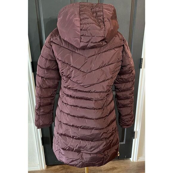 Tommy Hilfiger Women's Zip-up Long Puffer Coat - Picture 3 of 6